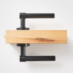 Maniglia a leva in ottone massiccio ARIS