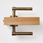 Maniglia a leva in ottone massiccio ARIS