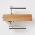 Maniglia a leva in ottone massiccio ARIS