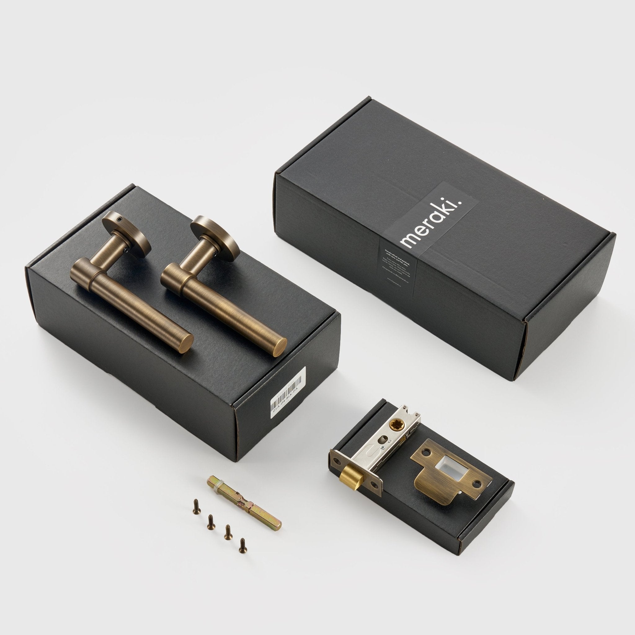 ARIS Solid Brass Lever Door Handle - meraki.