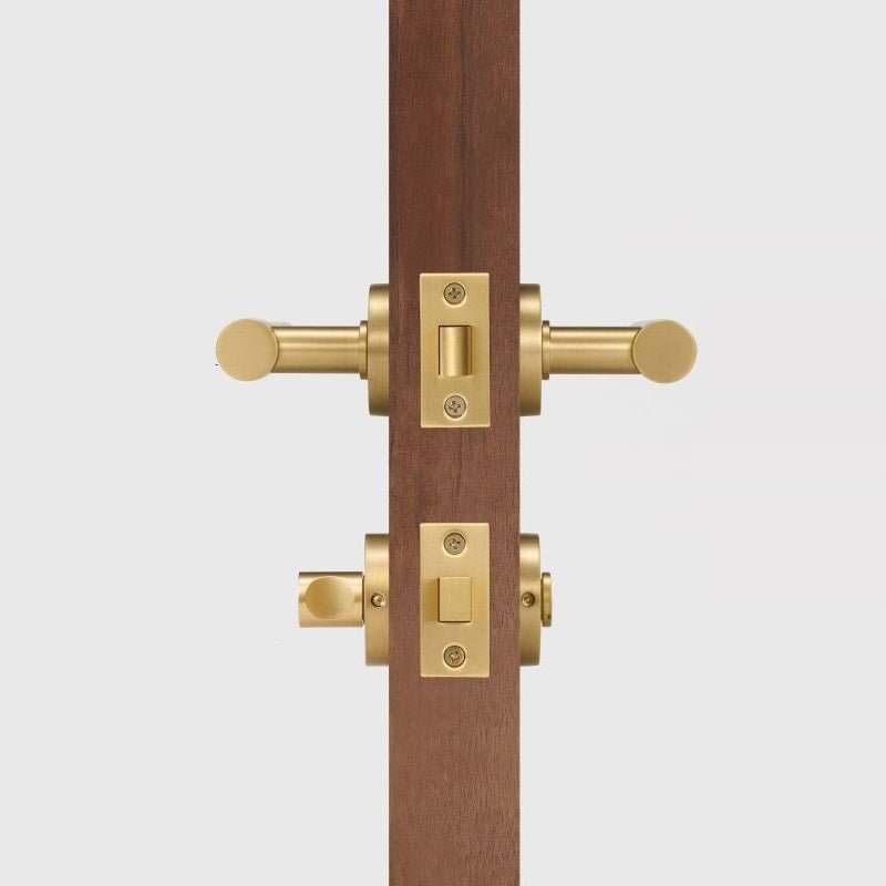 Maniglia per porta in ottone massiccio ARIS 48 Maniglia a leva in ottone massiccio ARIS