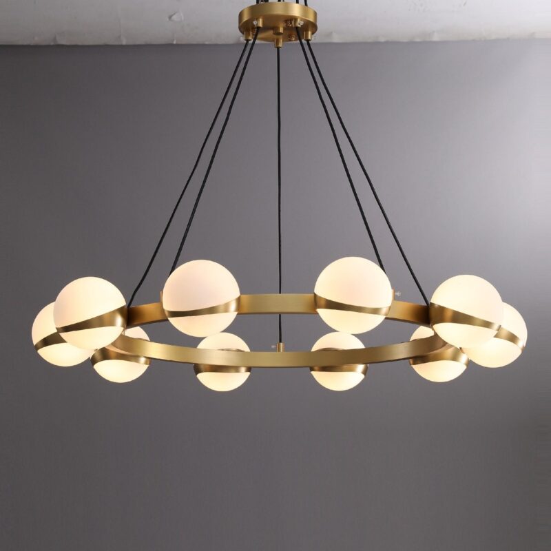 ASTRA Solid Brass Chandelier 5 ASTRA Solid Brass Chandelier