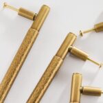 Poignées en laiton massif AURUM