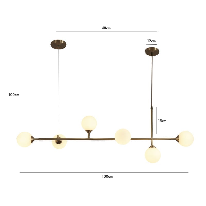 BALA Messing-Kronleuchter 5 BALA Messing-Kronleuchter