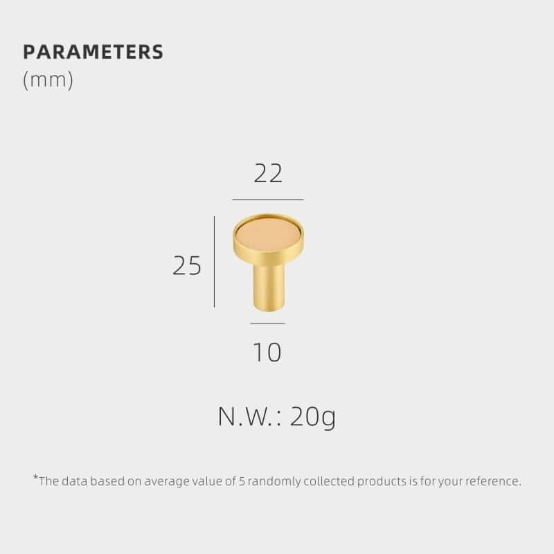 BEETHAM Solid Brass & Leather Furniture Knobs 18 BEETHAM Solid Brass & Leather Furniture Knobs