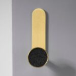 BEETHAM Solid Brass & Leather Wall Hooks