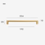 CANE Massiv-Messing-Griff