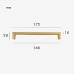 CANE Massiv-Messing-Griff