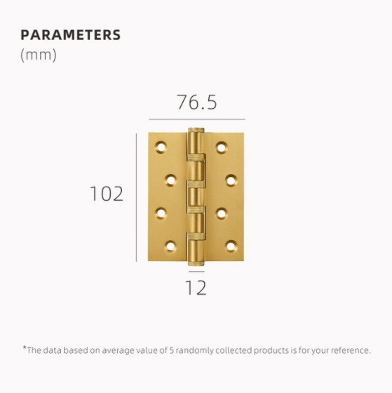 CARDO Solid Brass Butt Hinges