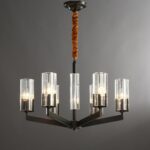 Lustre rond en laiton CELESTE