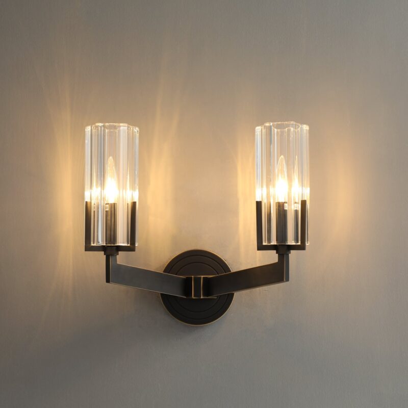 CELESTE Solid Brass Double Wall Light 4 CELESTE Solid Brass Double Wall Light