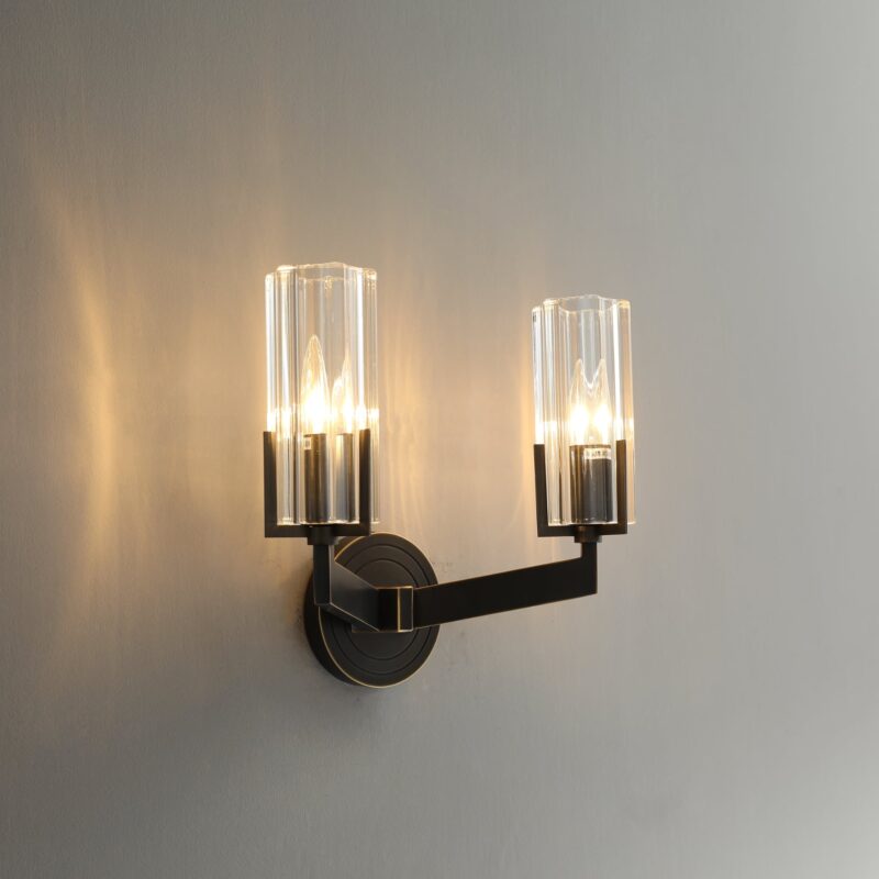 CELESTE Solid Brass Double Wall Light 7 CELESTE Solid Brass Double Wall Light
