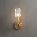 CELESTE Wandleuchte aus massivem Messing