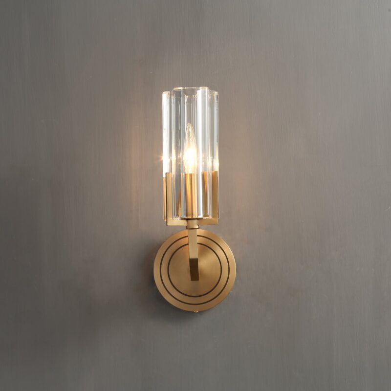 CELESTE Wandleuchte aus massivem Messing