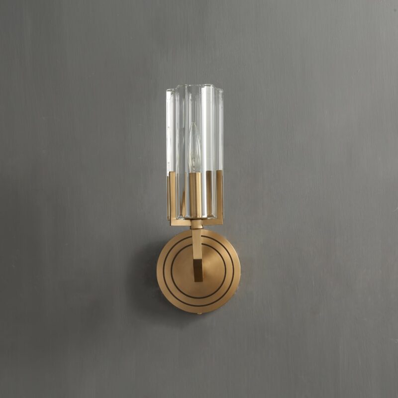 CELESTE Wandleuchte aus massivem Messing