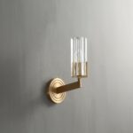 CELESTE Wandleuchte aus massivem Messing