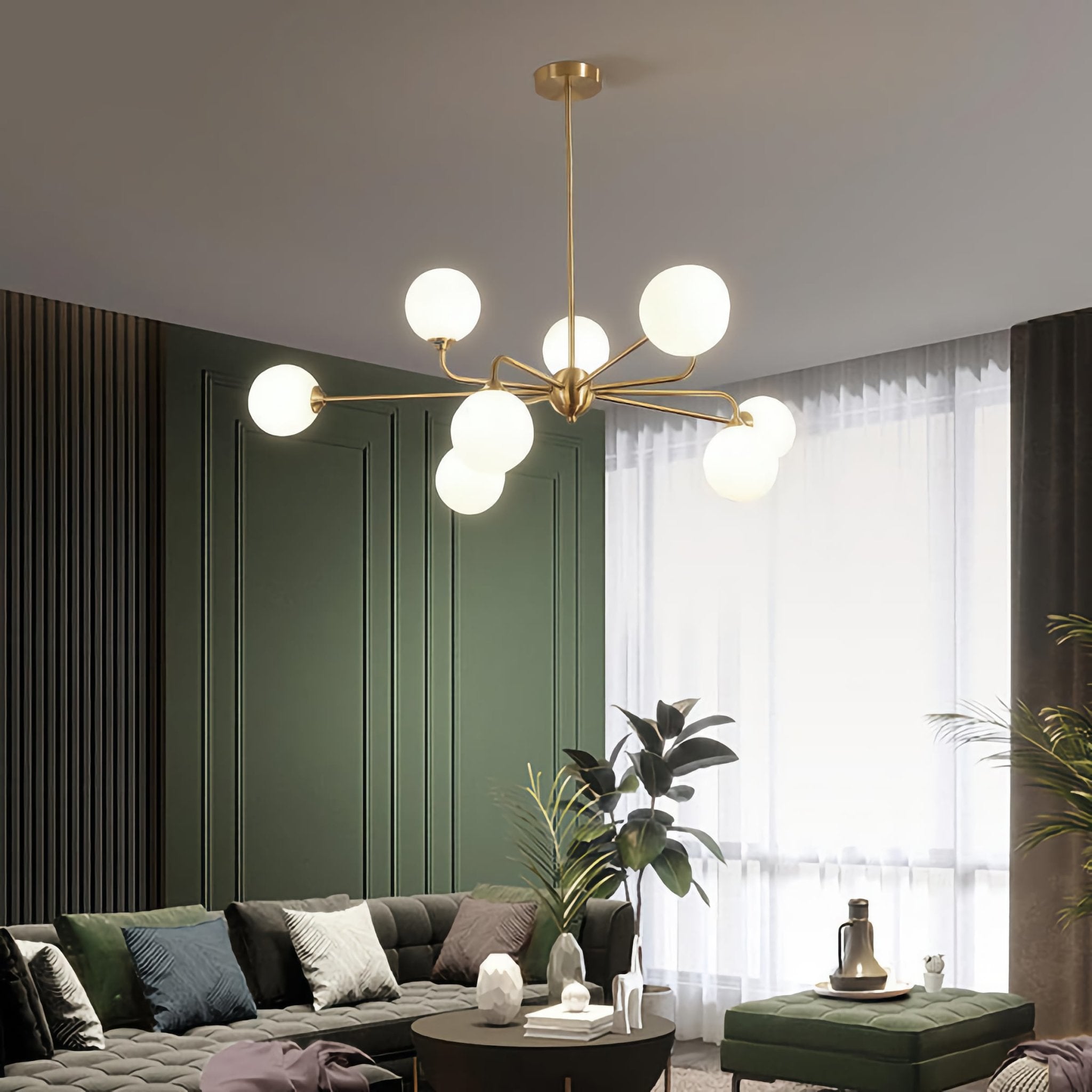 meraki. Renew – AXON Brass Chandelier