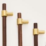 CIRCA Noce e maniglie in ottone massiccio