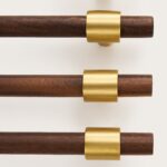 CIRCA Noce e maniglie in ottone massiccio