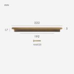 COMMET Maniglia in ottone massiccio