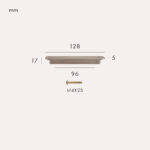 COMMET Maniglia in ottone massiccio