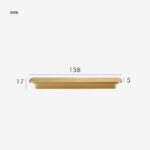 COMMET Maniglia in ottone massiccio