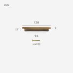 COMMET Maniglia in ottone massiccio