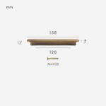 COMMET Maniglia in ottone massiccio