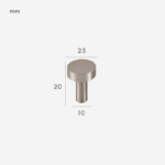 Boutons en laiton massif COMMET