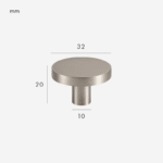 Boutons en laiton massif COMMET