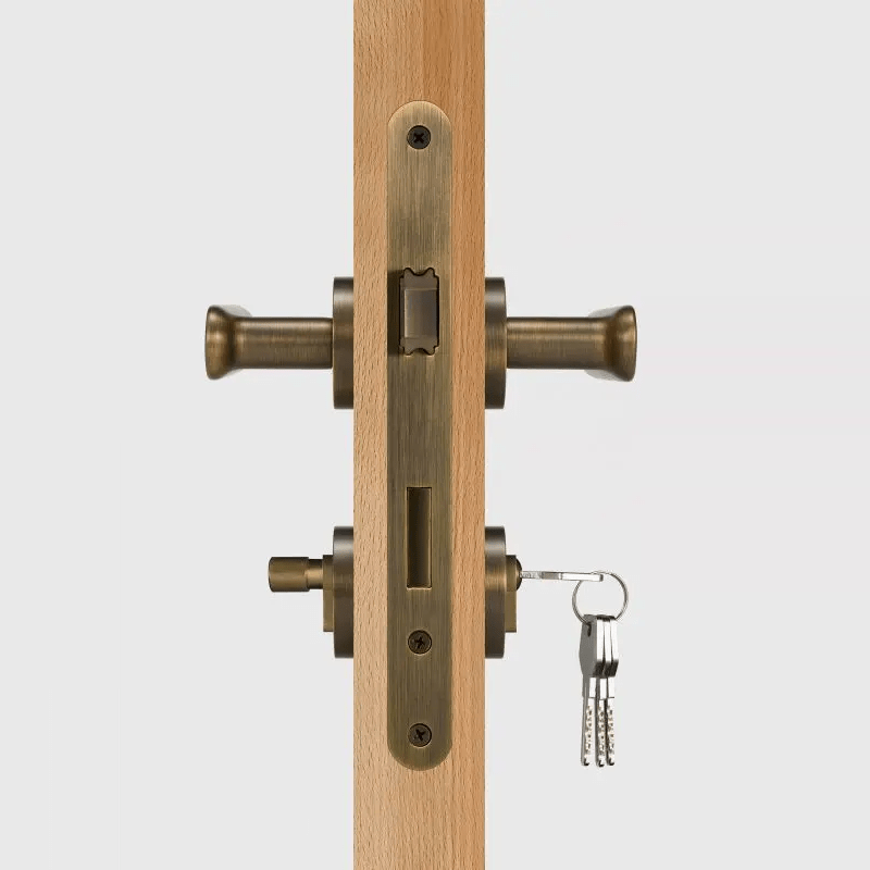 COMMET Solid Brass Lever Door Handle 45 COMMET Solid Brass Lever Door Handle