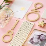 DEKO Hausnummern aus massivem Messing