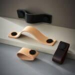 Tiradores de cuero y latón DIVES