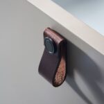 Tiradores de cuero y latón DIVES