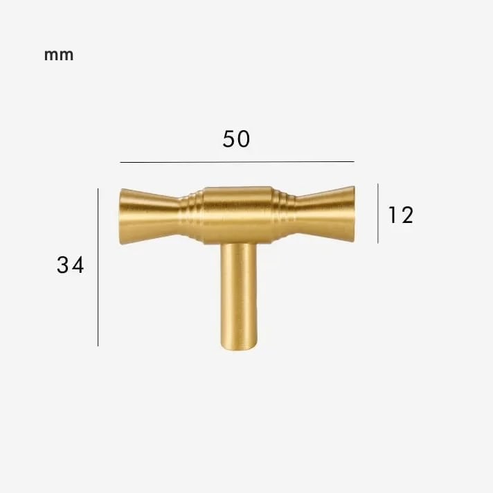 DUKE Barra en T de latón macizo 5 Barra en T de latón macizo DUKE