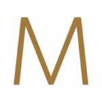 EZRA-Zeichen in gehämmertem antikem Messing