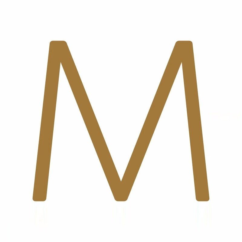 EZRA-Zeichen in gehämmertem antikem Messing