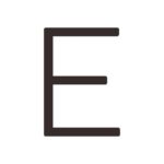 Caratteri EZRA in nero opaco