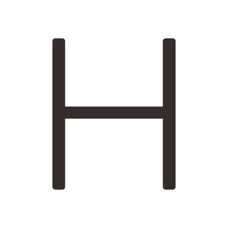 Caratteri EZRA in nero opaco 14 Caratteri EZRA in nero opaco