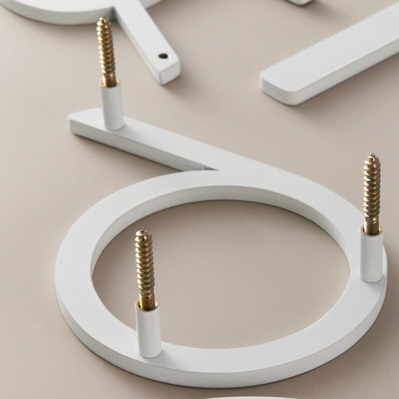 Numéros EZRA en blanc