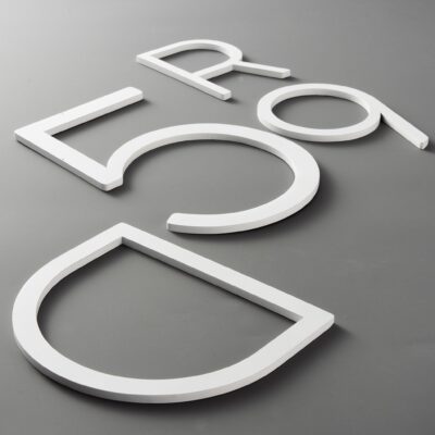 EZRA Numbers in White