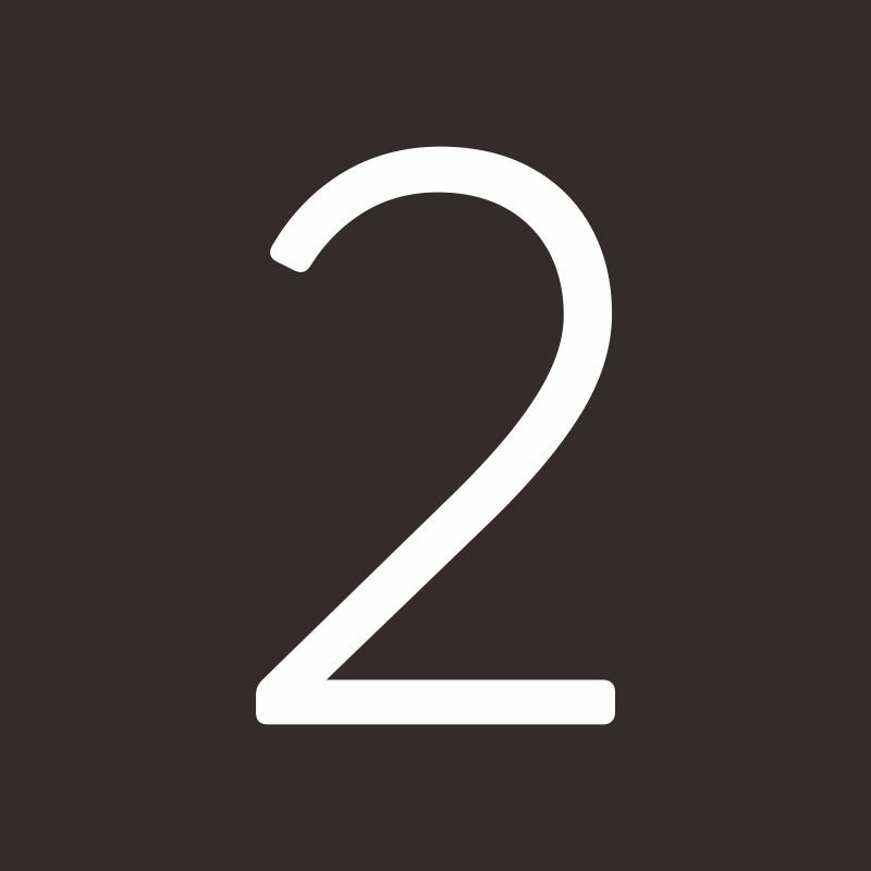 Numéros EZRA en blanc