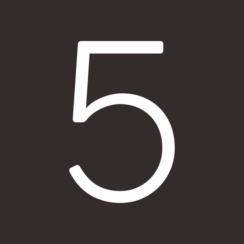 Numéros EZRA en blanc