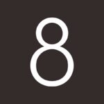 Numéros EZRA en blanc