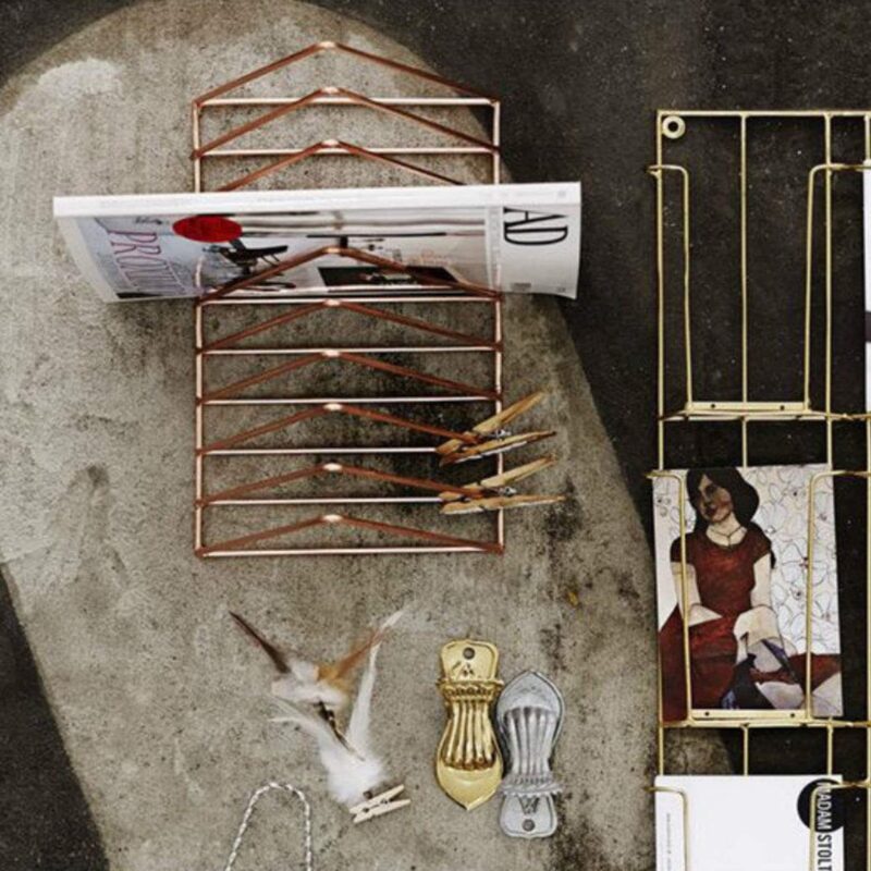 GEMME Eisen-Aufbewahrungsbuch-Zeitschriftenständer 5 GEMME Eisen-Aufbewahrungsbuch-Zeitschriftenständer