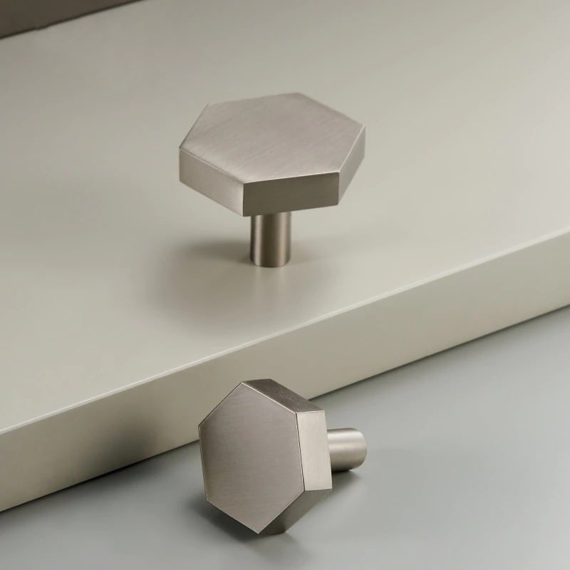 GESTALTE Satijnnikkel deurknoppen