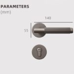 GOTHAM Deurkrukken & Slotenset