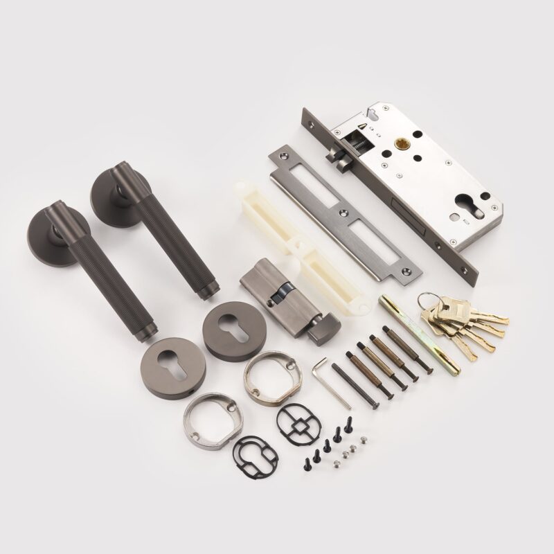 GOTHAM Deurkrukken & Sloten Set 7 GOTHAM Deurkrukken & Slotenset