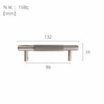 GOTHAM Poignées en laiton massif