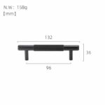 GOTHAM Poignées en laiton massif